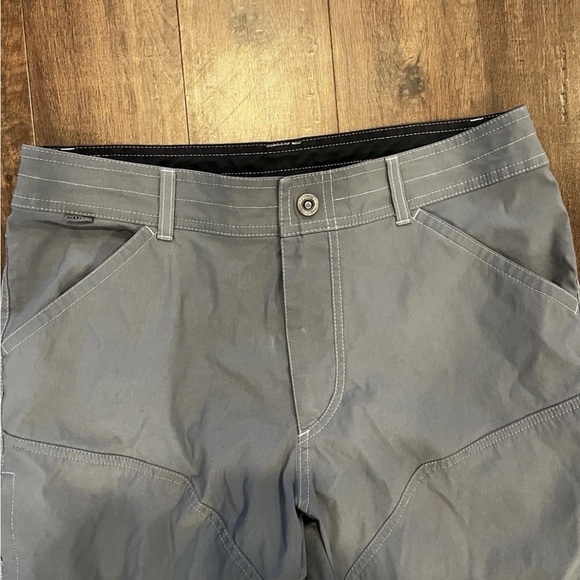 Kuhl Renegade Pants 34x30 Tag Grey Stretch Outdoor Hiking Nylon Length Extender - Picture 2 of 7